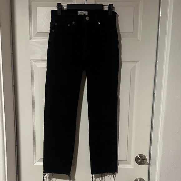 Re/Done Denim - Re/Done black Denim with Silver Accents